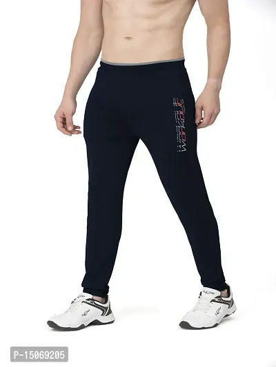Trackpants: Check Boys Red Cotton Printed Track pant at Cliths.com